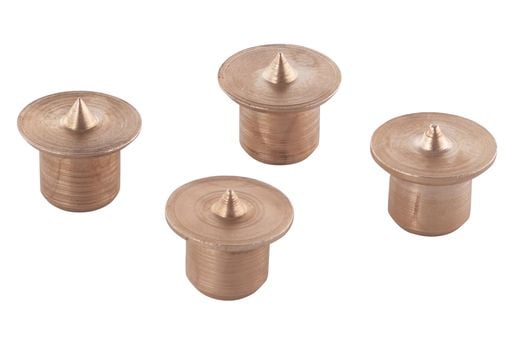 wolfcraft GmbH 2912000, Dyvel midtpunkt, Stål, 1,5 cm, 1,8 cm, 4 stykker, Europa