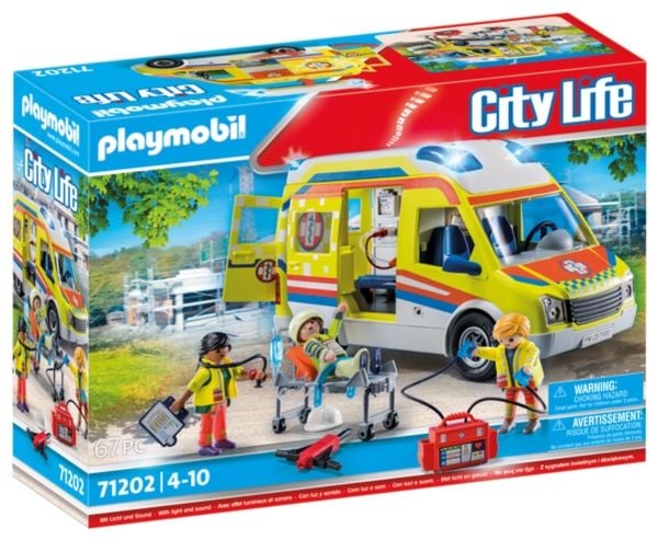 Playmobil City Life 71202, Ambulans, 4 År, Plast, Multifärg
