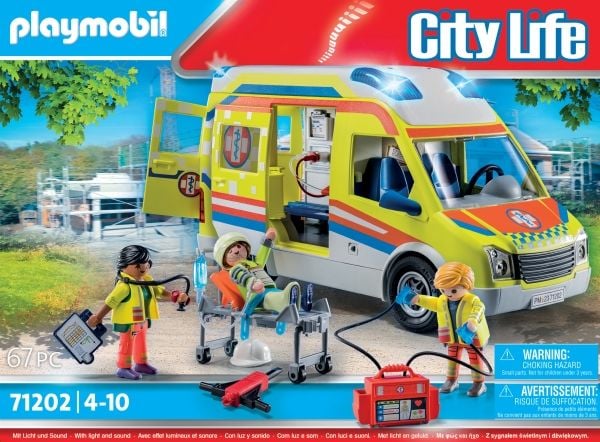 Playmobil City Life 71202, Ambulans, 4 År, Plast, Multifärg
