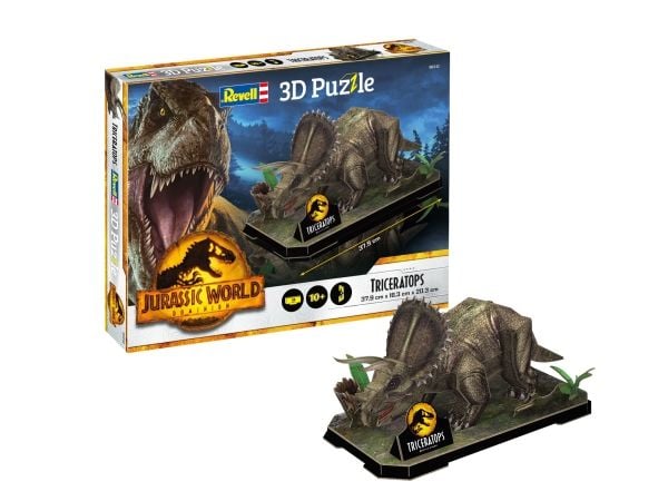 Revell Jurassic World Dominion - Triceratops, 50 stykker, Dinosaurer, 10 år