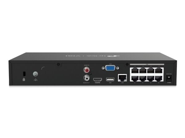 TP-Link VIGI NVR1008H-8P, 8 kanavaa, 3840 x 2160 pikseliä, 8 kanavaa, 720p, 1080p, 1920 x 1080, 1680 x 1050, 1440 x 900, 1280 x 1024, 102 4x 768, 1...