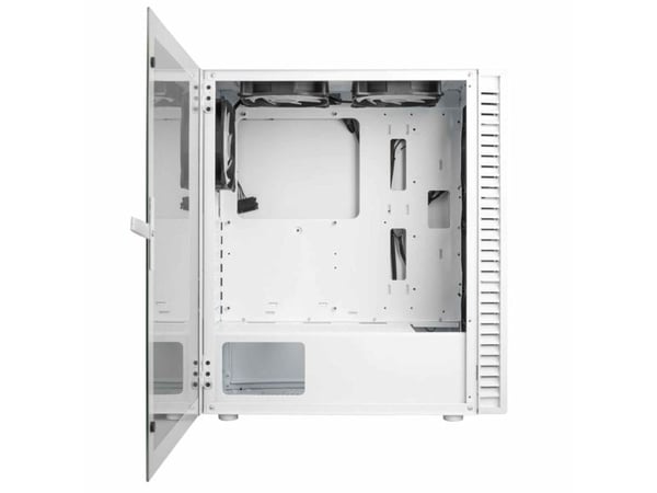 Kolink OBSERVATORY HF GLASS WHITE ARGB, Midi Tower, PC, Hvit, ATX, Micro ATX, Mini-ITX, Metall, Herdet glass, Multi