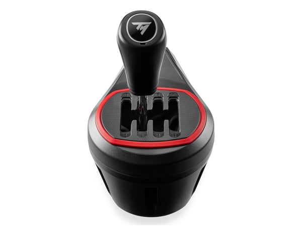Thrustmaster TH8S Shifter, PlayStation 5, PlayStation 4, Xbox One, Xbox Series S, Xbox Series X, PC, Girspak-tillegg til racingratt, Svart, Rød, Me...