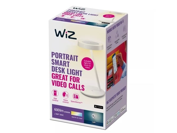 WiZ Desk Lamp - Smart LED Lighting - Warm to Cool White Light - Integrated LED - Wi-Fi