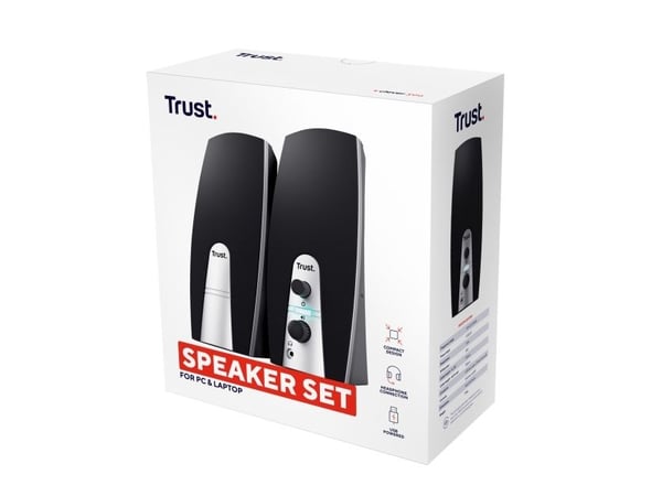 Trust - Høyttalere - for PC - USB - 5 watt (Total) - svart