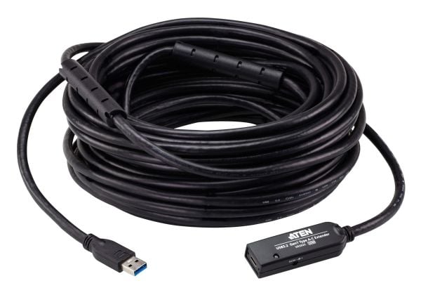 ATEN UE332C - USB-kabel - USB typ A (hane) till 24 pin USB-C (hona) - USB 3.2 Gen 1 - 20 m