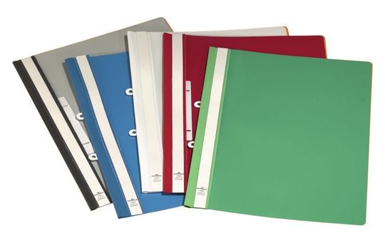 Durable Clear View Folder, Grå, PVC