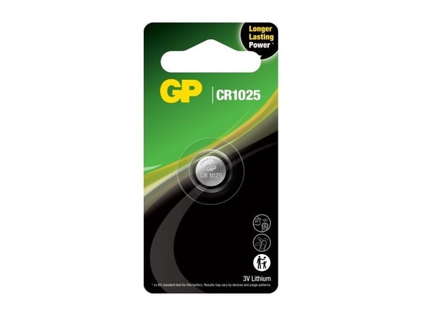 GP batteri CR1025, 1 stk