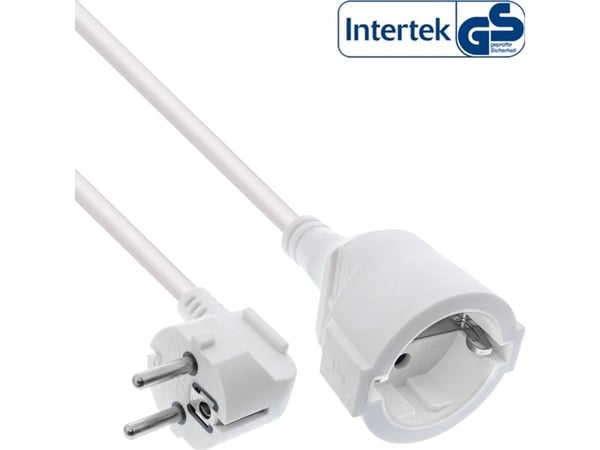 InLine 16410T, 15 m, Sisätila, Tyyppi F, Tyyppi F, Kulmikas, 1,5 mm²