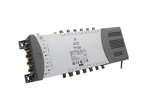 Triax TMS/CKR 9x24 S, 5 lähtöä, 24 tuloa, 5 - 862 MHz, 950 - 2200 MHz, 10 dB, 10 dB