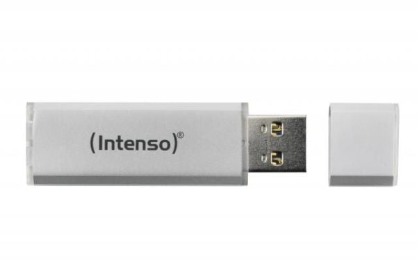 Intenso 3521473, 16 GB, USB A-tyyppi, 2.0, 28 MB/s, Suojus, Hopea