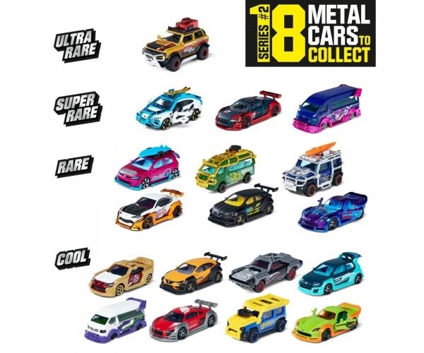 Majorette 212051011, Kjøretøysett, 5 år, Metall, Plast, Sort, Gull, Rød