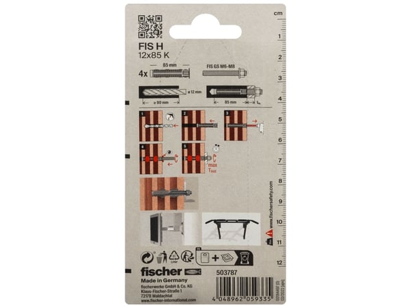 Fischer 503787, 4 stykker