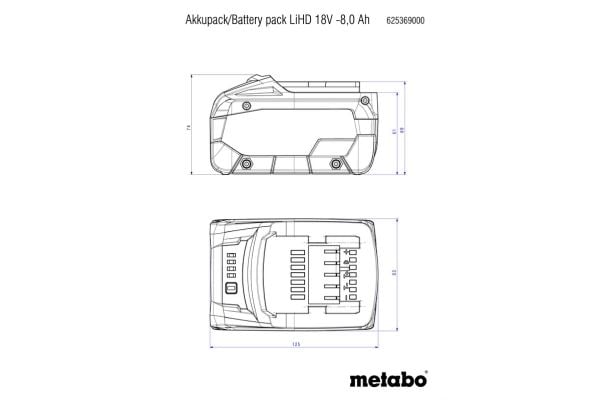 Metabo 625549000, Lithium-Ion (Li-Ion)