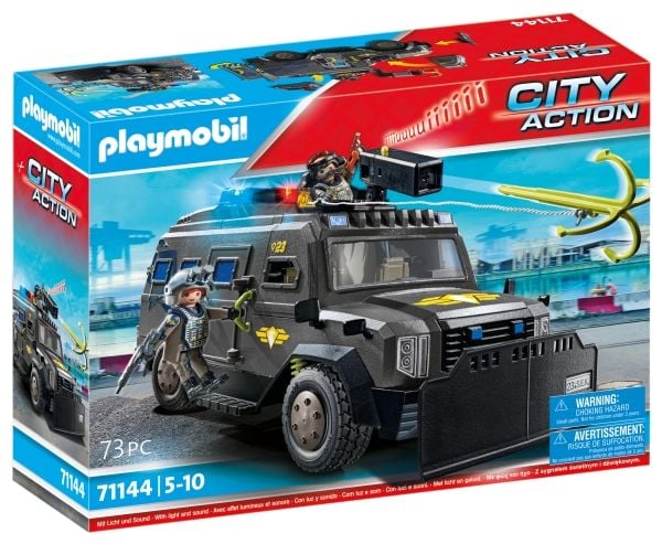 Playmobil City Action 71144, Militært kjøretøy, 5 år, Plast, Flerfarget
