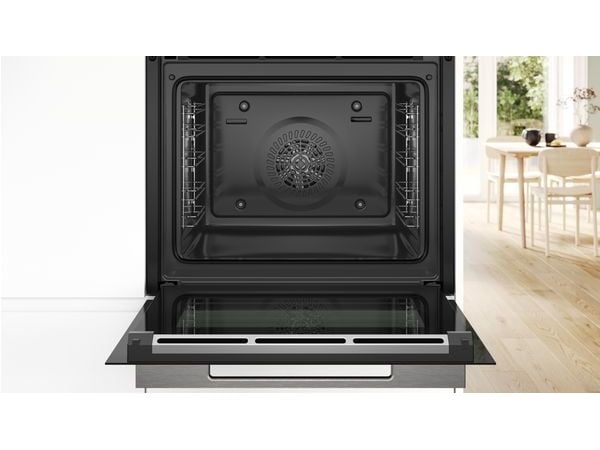Bosch Serie 8 HBG7241B2, Medium, Elektrisk ovn, 71 l, 71 l, 30 - 300 °C, Hydrolytisk