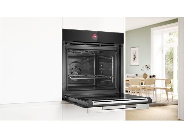 Bosch Serie 8 HBG7241B2, Medium, Elektrisk ovn, 71 l, 71 l, 30 - 300 °C, Hydrolytisk