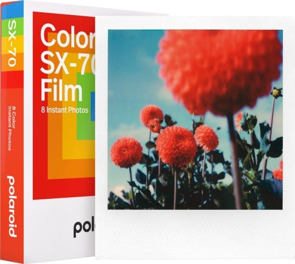 Polaroid - Värillinen pikafilmi - SX-70 - ASA 160 - 8 valotusta