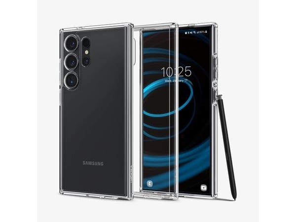 Spigen ACS07292, Suojus, Samsung, Galaxy S24 Ultra, 17,3 cm (6.8"), Läpinäkyvä