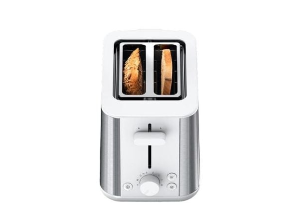 Braun PurShine HT 1510 WH – Leivänpaahdin – 2 leipää – 2 pidikettä – ruostumaton teräs/valkoinen
