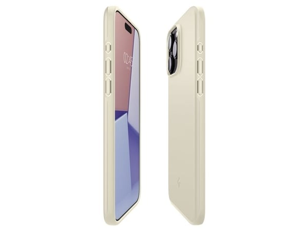 Spigen ACS06694, Mobilskal, Apple, iPhone 15 Pro, 15,5 cm (6.1"), Beige