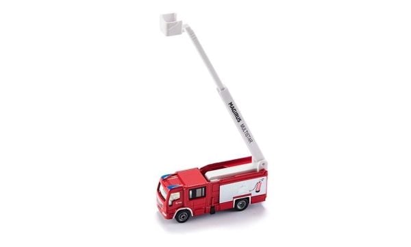 Siku Magirus Multistar TLF, Paloauto, 1:87, Poika/tyttö, Metalli, Muovi, 3 vuosi/vuosia, Punainen, Hopea