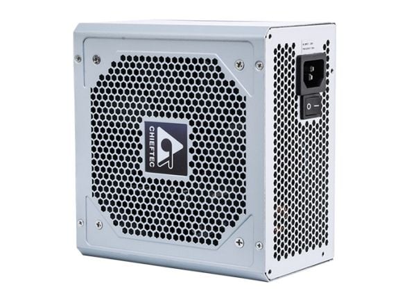 Chieftec iARENA GPC-600S - Nätaggregat (intern) - ATX12V 2.3/ PS/2 - AC 230 V - 600 Watt - aktive PFC - silver