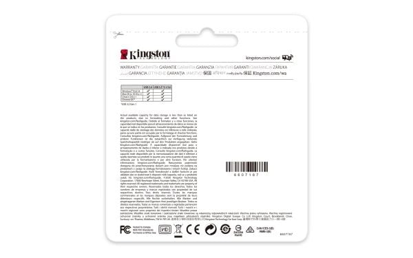 Kingston Technology DataTraveler Kyson, 256 GB, USB Type-A, 3.2 Gen 1 (3.1 Gen 1), 200 MB/s, Uten lokk, Sølv