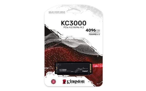 Kingston Technology KC3000, 4 TB, M.2, 7000 MB/s