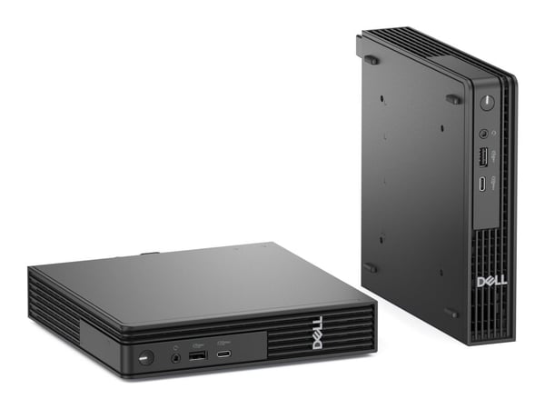 Dell Pro Micro QCM1250 - AI PC - mikro Core Ultra 7 265T / upp till 5.3 GHz - RAM 16 GB - SSD 512 GB - NVMe - Intel Graphics - Gigabit Ethernet, Bl...
