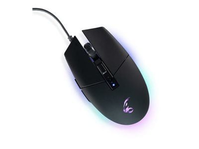 MediaRange Gaming Series GS202 - Mus - ergonomisk - 6 knappar - kabelansluten - USB 2.0 - svart - låda