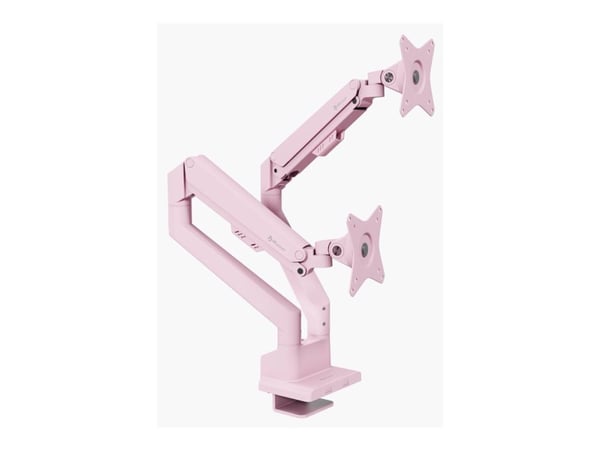 Arozzi Alzare Neo Duo - Gas Spring Monitor Arm - Pink