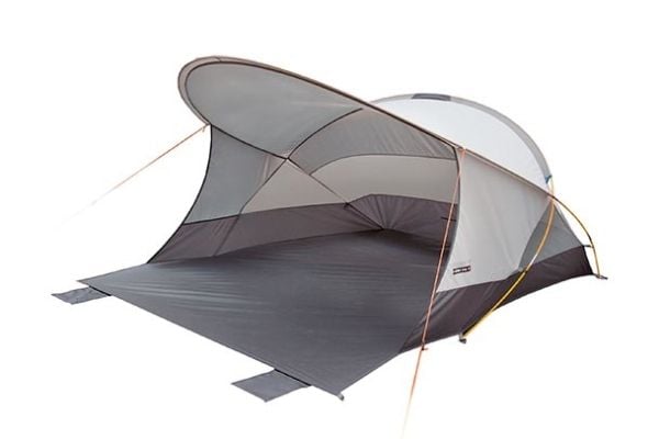 High Peak Cordoba 80, Shelter, harmaa, lasikuitu, polyesteri, 2200 mm, 1600 mm