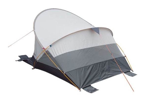 High Peak Cordoba 80, Shelter, harmaa, lasikuitu, polyesteri, 2200 mm, 1600 mm