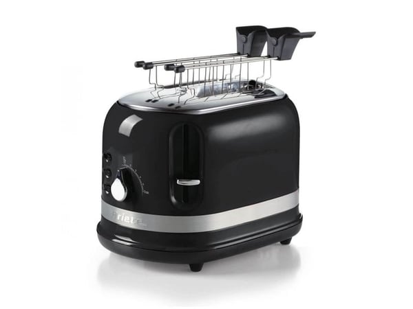 Ariete 0149/02, 2 skiver, Svart, Knapper, Nivå, Rotasjon, CE, 815 W, 190 mm