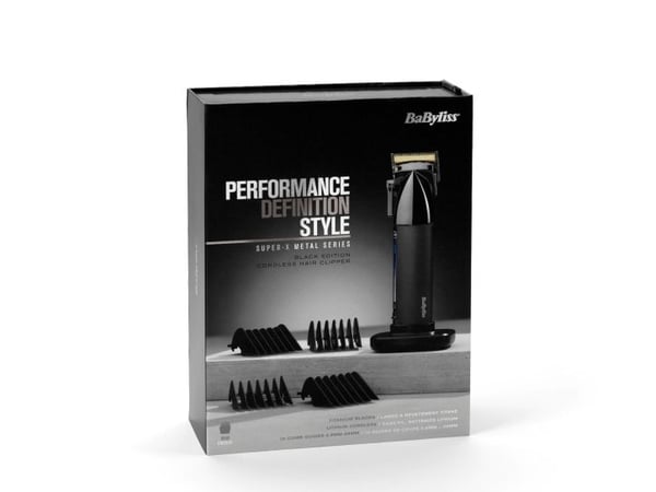 BaByliss E991E, Svart, Krom, Titan, Batteri, 180 min, Inbyggt batteri, 3 h