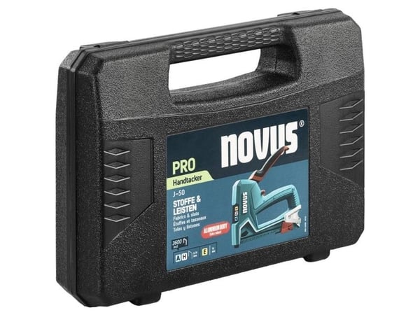novus stiftemaskin J-50 koffertsett turkis (030-0469)