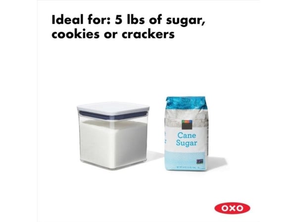 OXO 11233600, Universell Container, 2,6 l, Gjennomsiktig, Avtagbart lokk, firkant, 160 mm