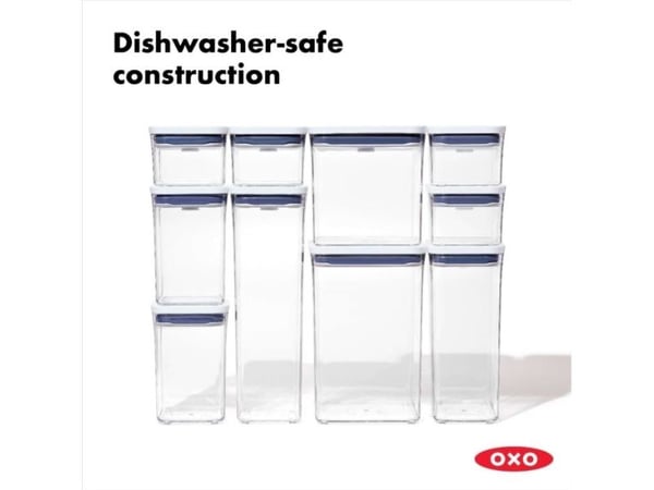 OXO 11233600, Universell Container, 2,6 l, Gjennomsiktig, Avtagbart lokk, firkant, 160 mm