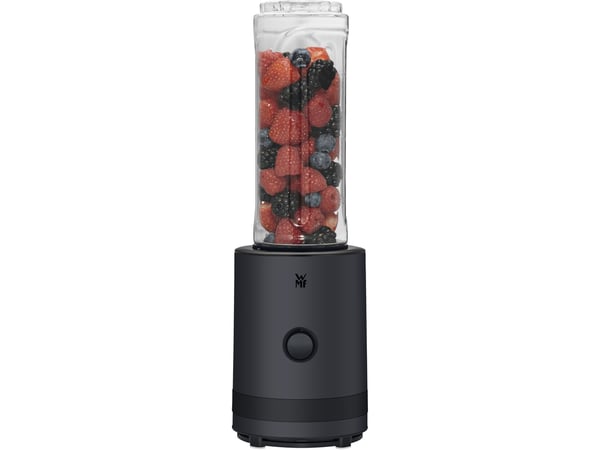 WMF KITCHENminis 0416500071, Sportsblender, 0,6 l, Isknusing, 300 W, Svart