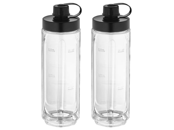 WMF KITCHENminis 0416500071, Sportsblender, 0,6 l, Isknusing, 300 W, Svart