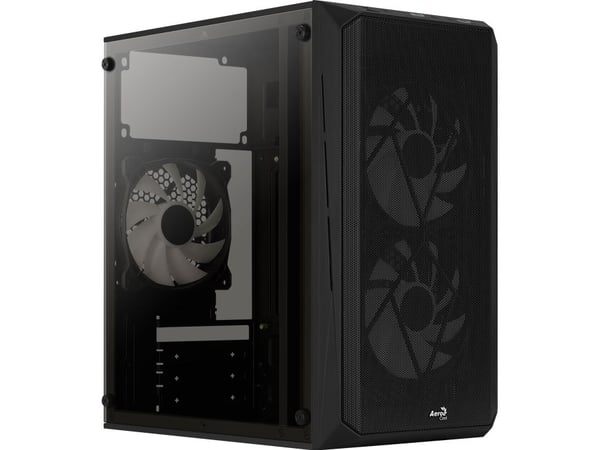 AeroCool - - micro ATX - ingen strömförsörjning - USB/ljud