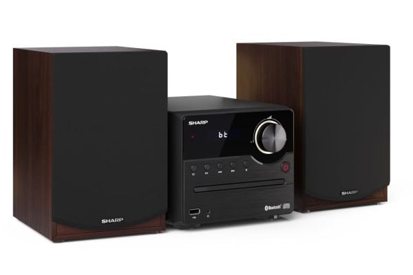 Musikksenter Sharp XL-B512(BR) Hi-Fi mikrosystem, CD/FM/USB/Bluetooth v5.0, 45W, Brown Sharp | Hi-Fi mikrosystem | XL-B512(BR) | USB-port AUX i | B...