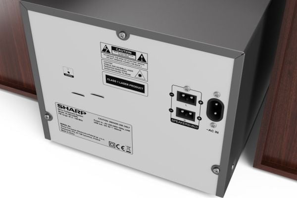 Musikksenter Sharp XL-B512(BR) Hi-Fi mikrosystem, CD/FM/USB/Bluetooth v5.0, 45W, Brown Sharp | Hi-Fi mikrosystem | XL-B512(BR) | USB-port AUX i | B...