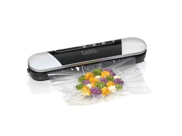 Laica VT3205, Svart, Silver, 600 mbar, Endast försegling, Knappar, 30 cm, 90 W