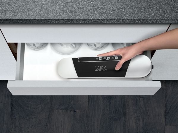 Laica VT3205, Svart, Silver, 600 mbar, Endast försegling, Knappar, 30 cm, 90 W