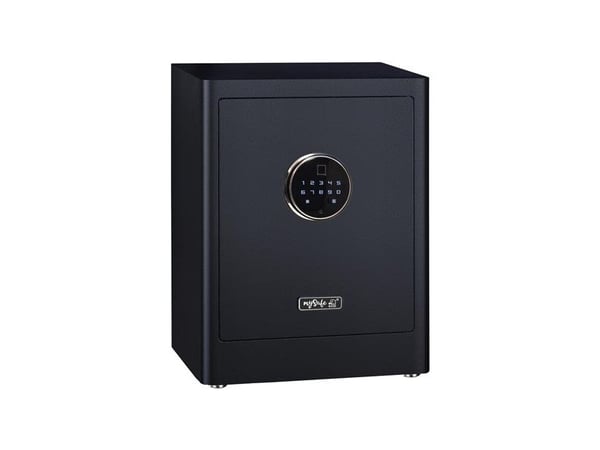 BASI mySafe Premium 450, Frittstående safe, Sort, Elektronisk, Kode, Fingeravtrykksleser, Vegg, 1 hyller, Batteri