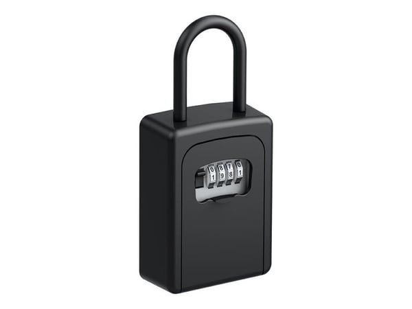 BASI SSZ 200B, Bærbar safe, Sort, Kombinasjonslås, Aluminium, Vinyl, Vegg, Nøkkel