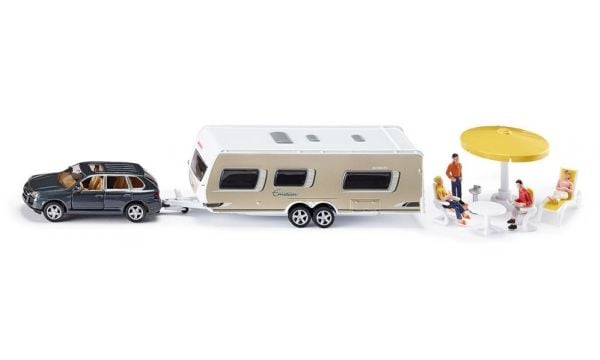 Siku 1:55 Car With Caravan
