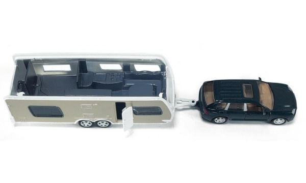 Siku 1:55 Car With Caravan